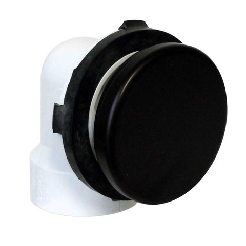 12 Inch And 4 Inch Bath Waste And Overflow Assembly With Tip Toe Drain Plug And Illusionary Faceplate Matte Black Finish 1 Pack Sch 40 PVC Pipe Easy Install For DIY Home Plumbing