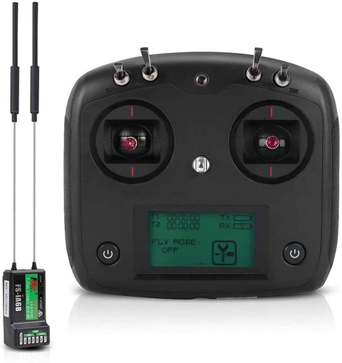 FPV RC Transmitter Beefed Up With Touch Screen And 2.4Ghz Link For Quadcopter Racing Mode 2 Includes FS-IA6B Receiver