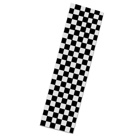 Ultra Sticky 9 By 33 Grip Tape For Longboards, Cruisers And Scooters, Non Slip Griptape in black and white checkerboard pattern