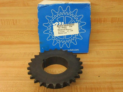 50BTB26 2012 Taper Bushed Sprocket Two And Nine Sixteenth Inch Bore 26 Teeth Heavy Duty Gear next to blue packaging