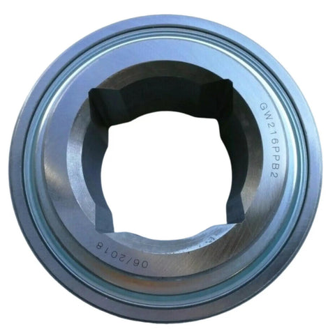 Disc Harrow Bearing For Agricultural Equipment With Triple Lip Seals Re Lubable And Pre Filled With High Temp Grease Inner Diameter Two And One Quarter Inch Outer Diameter Five Point Five One Two Inch Outer Ring Width One Point One Eight One Inch front view