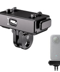 Hella Tight Magnetic Quick Release Adapter With Mechanical Lock And Quarter Inch Thread Compatible With Insta360 X5 X4 Air Ace Pro 2 Vlog Camera Mount on tripod.