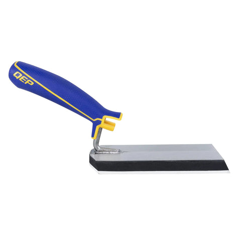 Gum Rubber Margin Float 6 Inch By 2 Inch With Comfort Grip Handle For Grout In Tight Spaces Under Toe Kicks Around Toilets And Cabinets Nonstick Pad And Steel Backing For Smooth Easy Cleaning