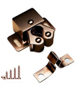 Easy Install Cabinet Door Hardware Kit For Storage Cabinets With Push Open Action Snap Closures Lock Fasteners detail view