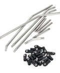 Ultra Light Carbon Fiber LCG Chassis Kit For 1/10 RC Crawler Rigs, High Performance Link Kit stainless links with Delrin fittings