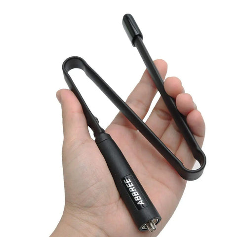 Two Pack SMA Female Foldable Ham Radio Antenna AR 152A High Gain 2.15dBi 144 430MHz hand holding foldable antenna