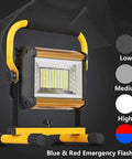 JUDYSSY Spot Lighting Led Floodlight 100W Led Outdoor Flood Lights with adjustable brightness and emergency flashing features.