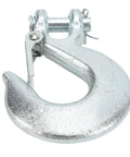Set Of 2 1/4 Inch Safety Chain Hooks, Beefy 12,600 Lbs Forged Steel Clevis Slip Hooks With Safety Latch, Trailer Tow Hook