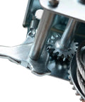 Close-up view of the gear system in Heavy Duty 600-3000lbs Electric Towing Winch With Rust Resistant Steel Cable.