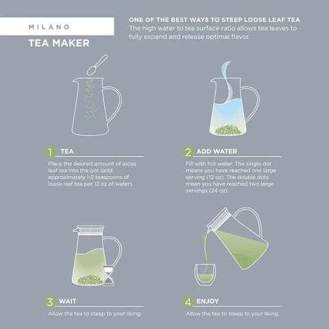Top Tier Double Walled Insulated Teapot That Keeps Your Daily Brew Sizzling Hot With Slick Stainless Steel Filter Lid For Loose Leaf Tea And Tea Maker For Two Crew Who Want Zero Clutter instruction guide for brewing loose leaf tea.