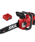Cordless 20V Brushless Chainsaw With 12 Inch Bar And Tool Free Tension Lightweight Outdoor Power Tool Battery Kit For Backyard Cleanup And Log Cutting Bad Boy, featuring a 12 inch blade and battery.