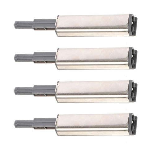 Set Of 4 Cabinet Door Push Latches With Magnetic Hold For Quick Open And Close, Automatic Opener Touch Latch, Hidden RV Drawer