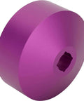 Two And Three Eighths Inch Hex Spindle Nut Wrench Socket For Wide Five And Three Quarter Ton Hub Nuts One Half Inch Drive Aluminum Tool With Purple Anodized Finish For Quick Change Hub Service