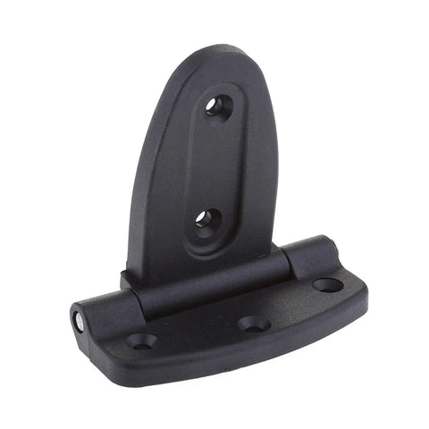 Heavy Duty Shed and Barn Door Hinges for Single or Double Doors Square Gate Hinge in black UV protected rust resistant finish