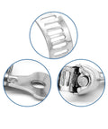 Solid Worm Gear Hose Clips Kit That Adjusts From 8MM To 38MM For Any Plumbing Job Or Car Mechanic Tune Up With Heavy Duty Adjustable Clamps, stainless steel