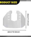 Hydrofoil Stabilizer Fin for Outdrive Motors 40 to 350HP on Inflatable Boats Stainless Steel Build DIY Easy Install Saltwater Ready size illustration