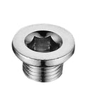 Single silver bolt from Rear Derailleur Hanger M8 Chainring Mounting Fasteners Dropout Pack Of 2 Nuts And Bolts