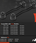 Set Of Two Rear Sway Bar Links For Jeep Grand Cherokee WJ 1999 2004 Stabilizer Links with compatibility chart for WJ models