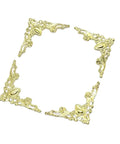 Top Shelf Iron Corner Protectors Sweet Yellow Edge Guards For Books Scrapbooks And Purse Cases Legit Durable Shield Your Gear From Nicks And Damaged Edges Every Single Day, decorative edge guards in yellow iron.