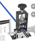 Effortless Wire Stripping Machine Dual Drive Wire Stripper Tool Drill Powered And Hand Crank for Scrap Copper Recycling tool setup