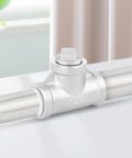 Two Pack Outer Square Thread Socket Pipe Plug Fitting 2 Inch NPT Male 304 Stainless Steel in industrial pipeline