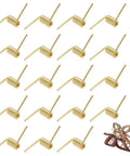 Hair Claw Clip Spring Replacement Kit 40 Sets Of Gold Torsion Springs With Screws DIY Repair And Craft Gear For Quick Fixes