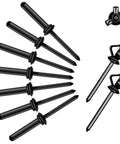Three Sixteenth Inch Tri Grip Rivets Set Fifty Pieces With Waterproof O Rings For Marine Use Aluminum Blind Rivets for Boats