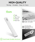 Comparison of sturdy aluminum travel toothbrush case with dual ventilation vs flimsy plastic case, highlighting durability and safety