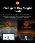 Honda Civic 2016 2021 Aftermarket Car Stereo Wireless CarPlay Android Auto GPS Navigation 9 Inch Head Unit day night mode