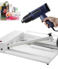 Ylpddmm Professional I-Bar Shrink Wrap Machine With Adjustable Heat Control and Stainless Steel Roller Tray for seamless film dispensing