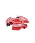 Insert Backcutter For Double Raised Panels, 3/4 Inch Stock, 3-11/32 Inch Diameter, carbide height 3/8 inch, red coating