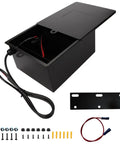 Hella Spacious Gate Opener Battery Box That Kicks Butt Holding Two 12V 12Ah Lead Acid Cells For 12 And 24V Automatic Gates And Deer Feeders Rugged Durable Case