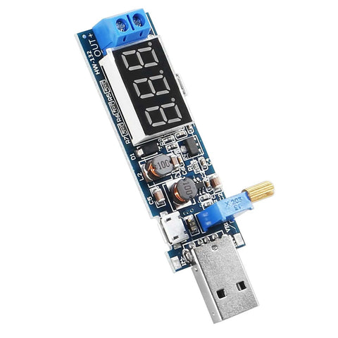 Six Pack USB Buck Boost Converter Modules 3.5 To 12 Volt In And 1.2 To 24 Volt Out DC To DC Adjustable Power Regulator for DIY