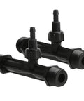 3/4 Inch Irrigation Venturi Fertilizer Injector Kit Plastic Black Tubes For Outdoor Garden Farm Lawn 2 Pack
