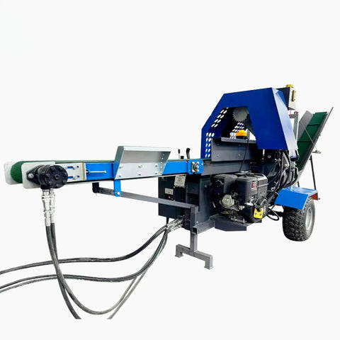 Industry Leading Hydraulic Log Splitter That Shreds Tough Firewood Rounds Like Butter For Farm Ranch And Backyard Crews With Effortless Auto Feed Up To Thirty Tons