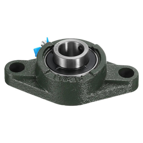 2 Pack UCFL204 Pillow Block Bearings 20mm Bore Self Aligning With Solid Cast Iron Housing And Chrome Steel Bearings