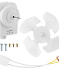Condenser Fan Motor Kit For Refrigerator Replacement Includes W10130108 Motor ABS Blade All The Right Stuff Parts W10124096