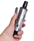 Amp Up Your Shop with This Hot Pneumatic Die Grinder Featuring Lightweight Design held in hand showing ergonomic grip.