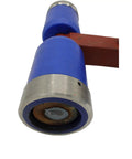 4 Wheel Conveyor Roller Shaft Steel Dogbone 1-1/2 Inch For X458 Chain Auto Car Wash Belt System Durable Uhmw Housing detailed view