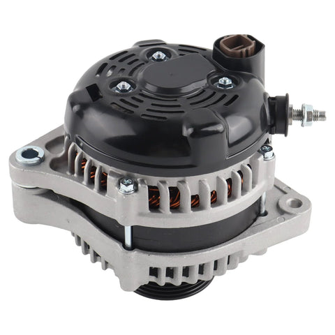 Beefed Up 130A 12V Alternator With Six Groove Pulley For 2004 2007 Honda Accord 3.0L OEM Replacement front view