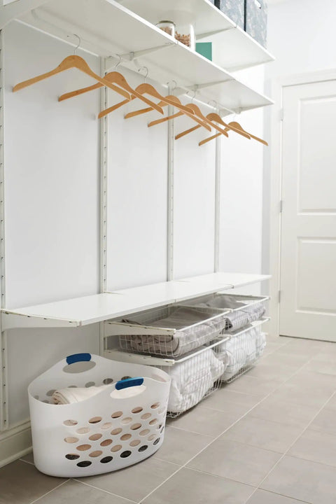 1.5 Bushel Portable Laundry Basket With Flexible Design Durable Build And Easy One Hand Carry Handles Grab And Go Convenience