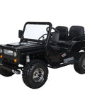 Ranger 150 Go Kart With 3 Speed Semi Automatic Transmission Reverse Big 18 Inch Aluminum Wheels Led Headlights Windshield Black