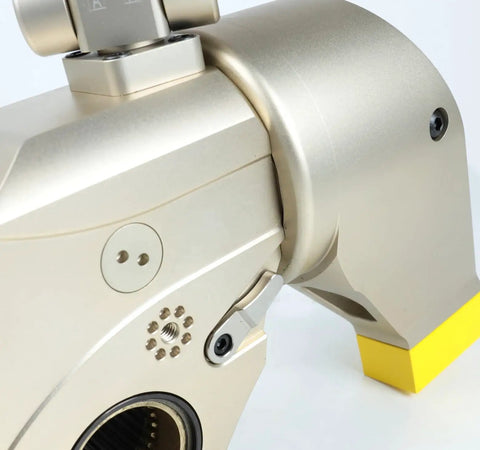 Built Like A Boss Heavy Duty Hydraulic Torque Wrench 1837Nm Square Drive close-up of anti-corrosion alloy detail.