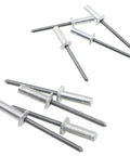 Watertight Aluminum Blind Rivets With Steel Mandrel Pack Of Fifty Three Sixteenths By Three Eighths Inch Closed End Pop Rivets for Metal