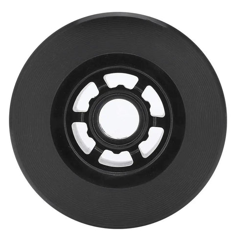 Close-up of a 90mm PU 80A Shockproof Electric Scooter Tire for Skateboards and Longboards with High Rebound Durable Polyurethane Wheel