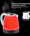 1000ML 12V Portable Car Kettle And Electric Water Heater With Cigarette Lighter Plug For Road Trip ready tea coffee brewing design showing steam and heated base.