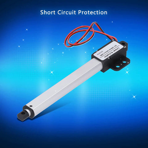 Low Key Whisper Quiet 12V 100Mm Stroke Electric Push Rod Actuator for adjustable furniture with short circuit protection