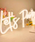 Versatile Dimmable Neon Sign For Parties And Events, 17x7.5 Inch Warm White Neon Lights For Wall Decor, USB 5V Cable Included