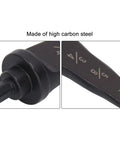 Close-up of Garosa 5 In 1 Multifunctional Electric Tube Expander High Carbon Steel Pipe Swaging Punch Tool measuring marks.