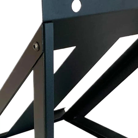 Close-up of Heavy Duty Circular Saw Storage Hanger For Garage And Workshop Space Saving Power Tool Organizer Mount